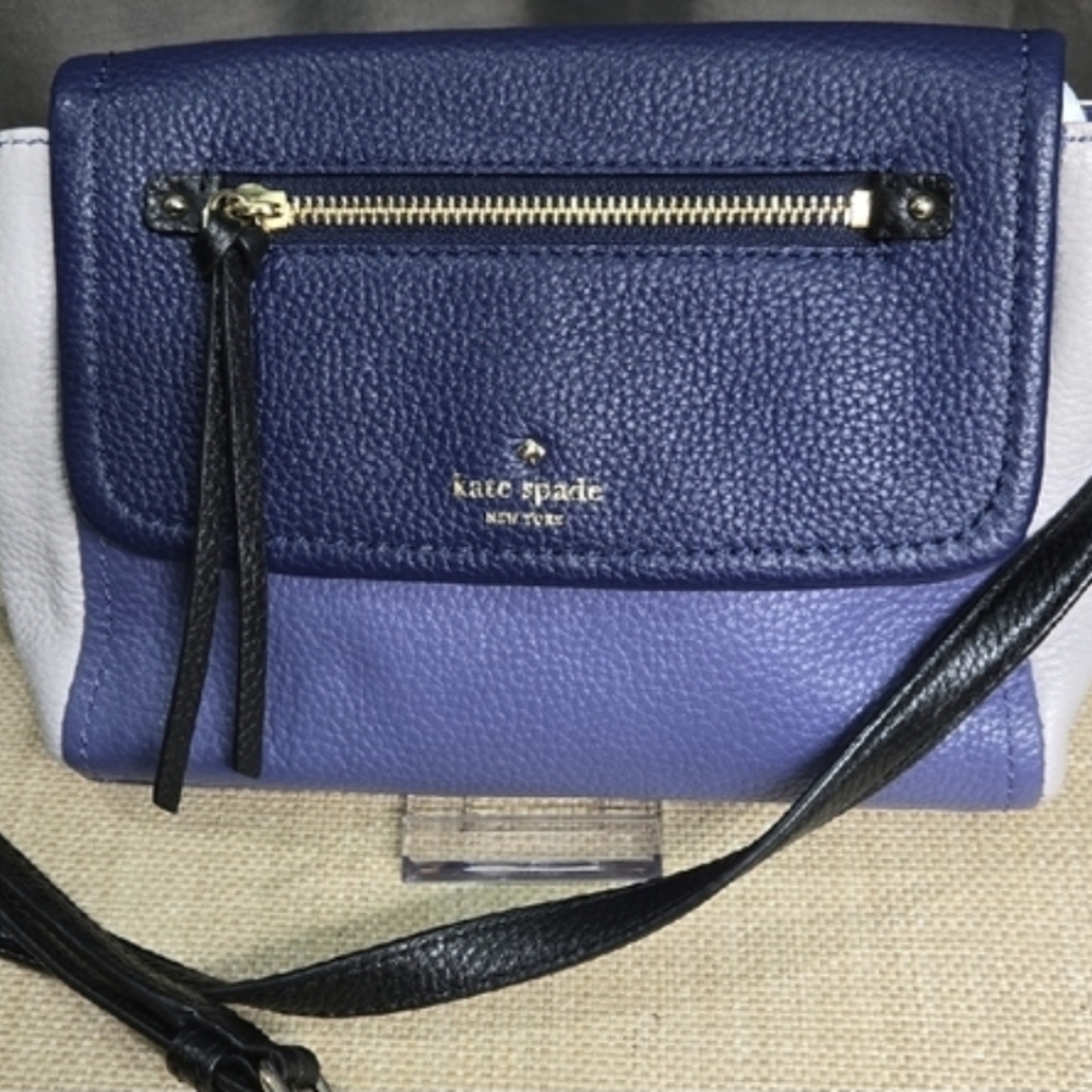 Kate Spade Navy and Purple Limited Edition Crossbody Bag